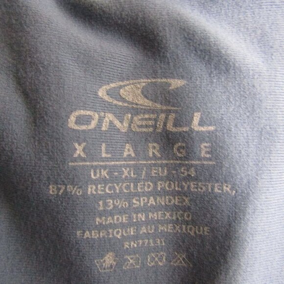 O'NEILL NWT Skins long sleeve RASHGUARD TRVLR Blue/Gray XL SPF 50 Slim Fit READ - Picture 12 of 14